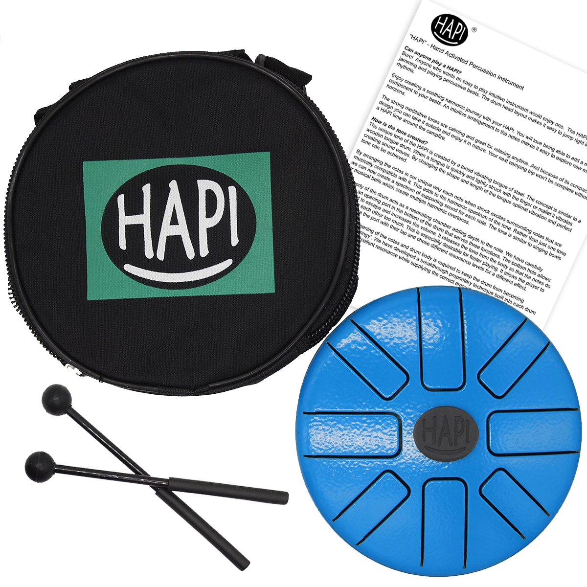 HAPI Drum - Steel Tongue Drum - Tini Drum