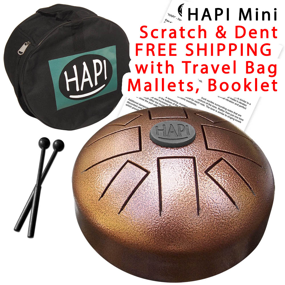 Mini - C PLAY ALONG w/bag - AS IS hapi, steel, tongue, drum, percussion