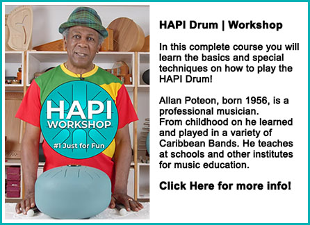 HAPI Drum percussion steel tongue drum workshop